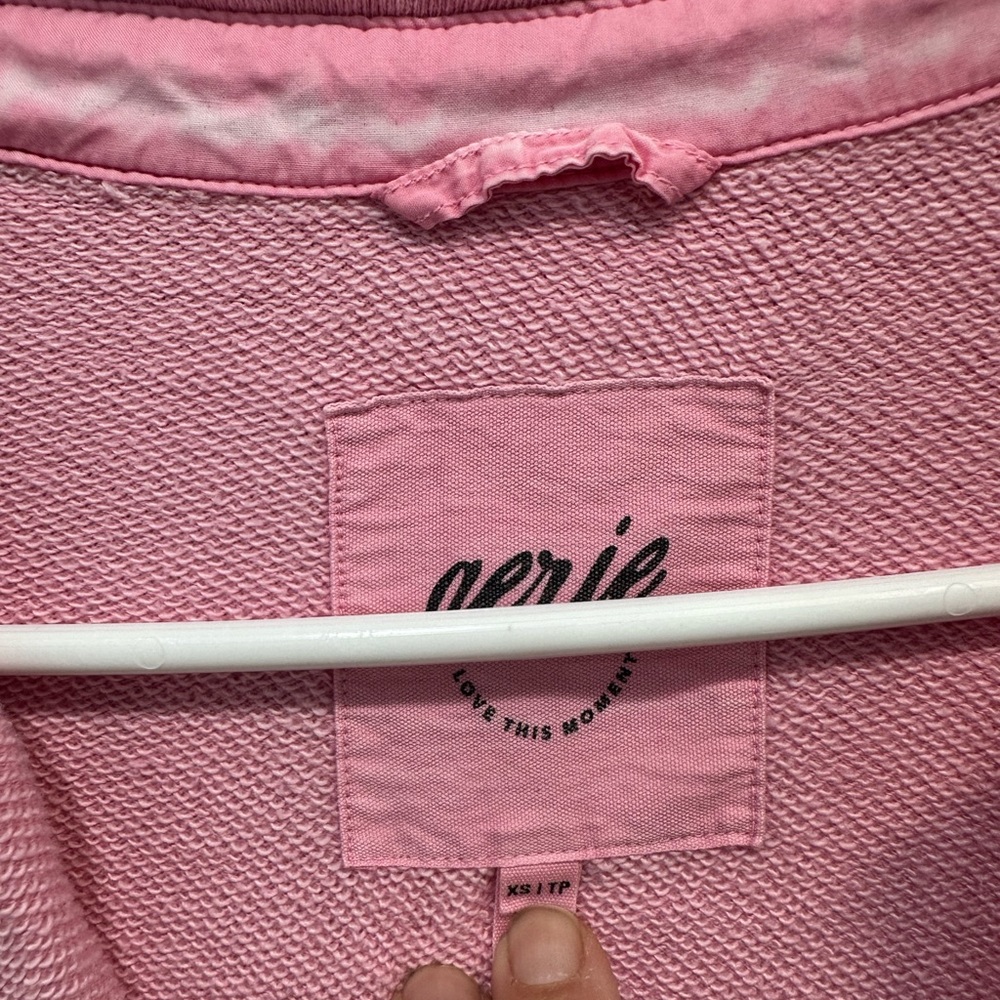 Aerie Light Pink Textured Top - Picture 2 of 2